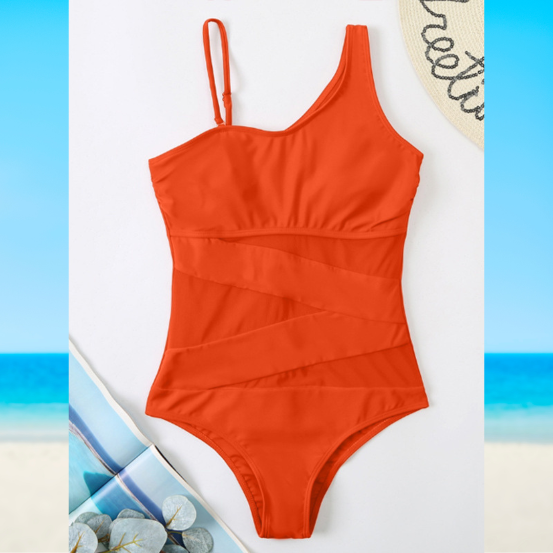 Denise - Chic Asymmetrical Swimsuit