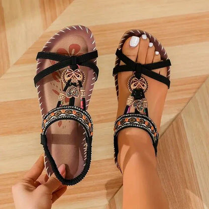 Katherine™ - Boho Flat Sandals