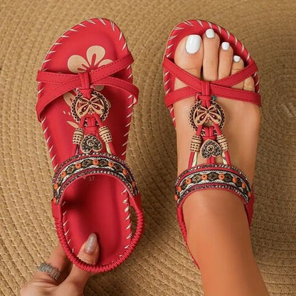 Katherine™ - Boho Flat Sandals