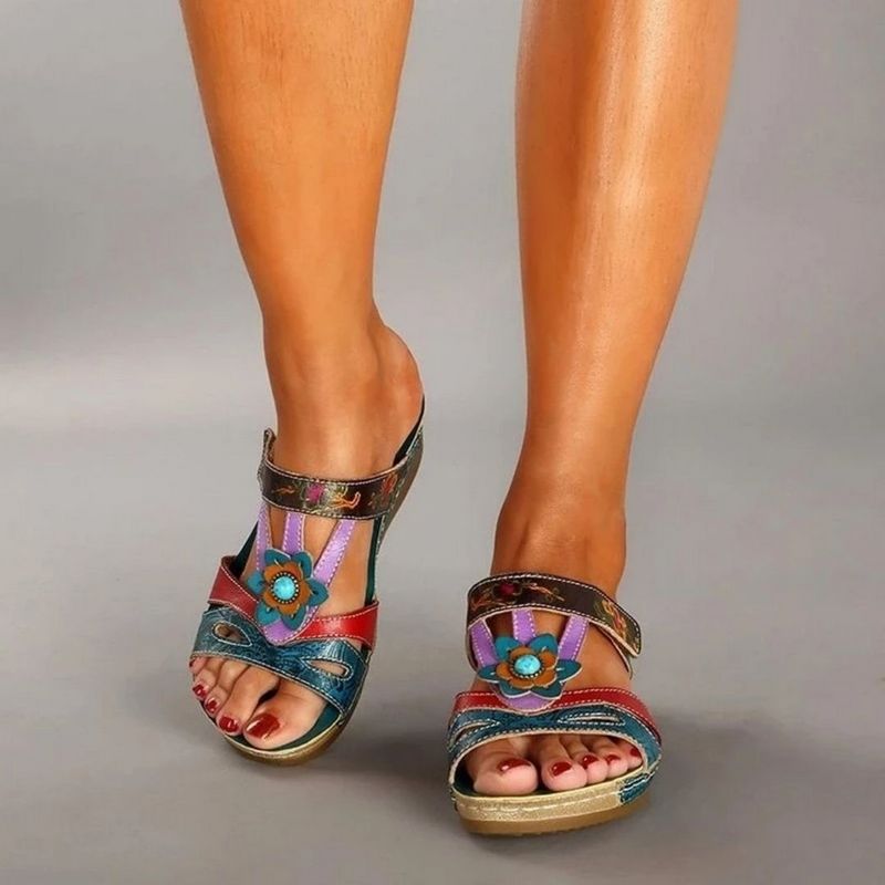 Florene™ - Floral Wedge Sandals